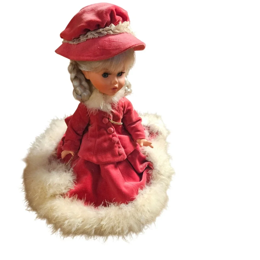 Vintage Braided Blonde Doll 17